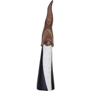 Tall Santa wood, black H 30.5cm