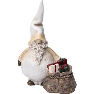 Santa Dante med julesæk H 13cm