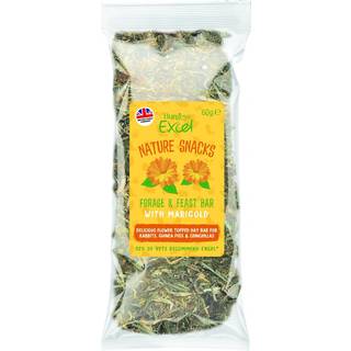 Burgess Excel Forage & Feast Hay Bar, Marigold, 60g -