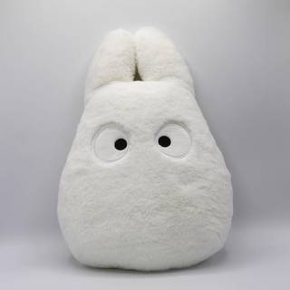 MY NEIGHBOR TOTORO - White Totoro - Cushion Plush '24x25'