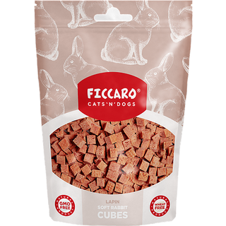 Ficcaro Soft Rabbit Cubes, 100g -