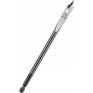 Fladbor 1/4" 6kt skaft 10×152mm