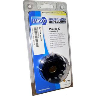 Impeller Jabsco 1210-0001-P, til indenbordsmotor &amp; pumpe, til Jabsco &amp; Volvo Penta