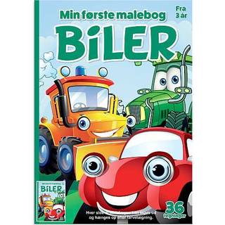 Min første malebog - biler (På lager i varehus)
