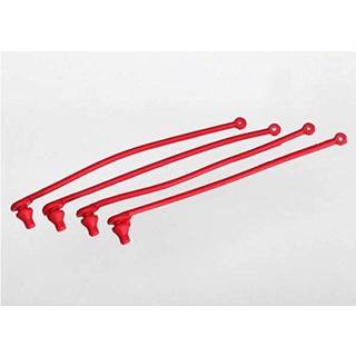 Traxxas 5752 Body clip retainer, red (4)