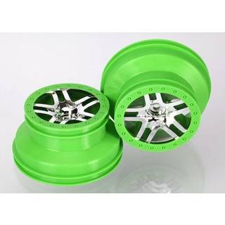 Traxxas 6872X Wheels SCT Split-Spoke Green 2,2/3,0" 4WD/2WD Rear (2)