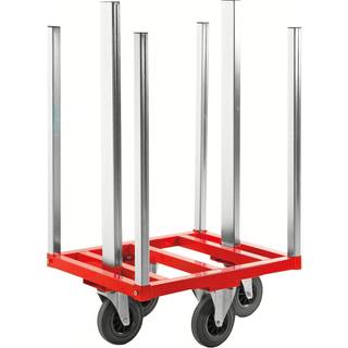 Kongamek lav pallevogn 1200x870x150mm blå 1000kg