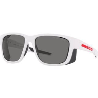 Prada Linea Rossa PS07WS Polarized TWK02G 59 Solbriller Mænd Hvid - White Rubber - 59mm
