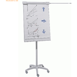 Dahle mobil flipover med whiteboardtavle 68x105cm i lakeret stål