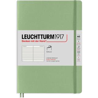 Leuchtturm1917 - Notebook Softcover Medium A5-123 nummererede sider til skrivning og journalf?ring (regeret SAG)