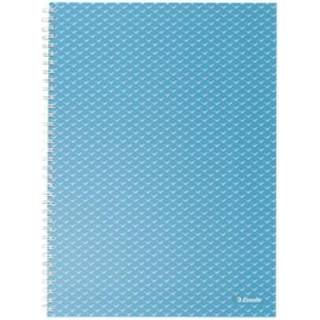 Esselte Colour'Breeze A4 notesblok linjeret, spiralindbundet Blå