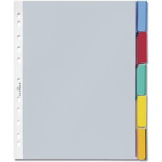 Durable plastlomme register med udskiftelige indstik 5delt