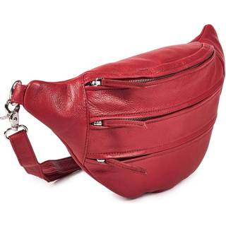 Style Feliz i vidunderlig smuk mørkerød. Über cool oversize bumbag / bæltetaske