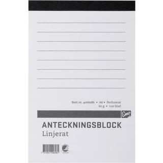 Other Notesbog A6 linjerat, perforeret 7319024006084