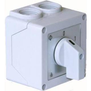 Kraus & Naimer afbryder, 20A, 4 poler, 0-1, kapsling i hård plast ((IP42)), CA10.A203.PN1