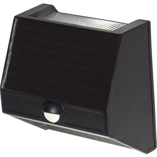 Star Trading - Solar Cell Lighting - Solar Cell Wall Lamp Wally 50/5 Lumen - Black - 11 cm