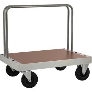Kongamek 78,5 x 60 Elektrogalvaniseret/MDF, sort Pladevogn