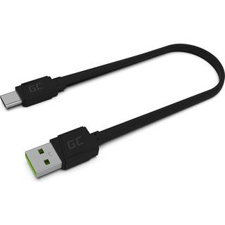 Green Cell USB-C quickladningskabel 25 cm