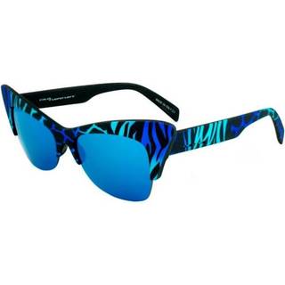 Italia Independent II 0908 ZEF.022 52 Solbriller Kvinder Blue - Blue - 52mm
