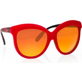 Italia Independent II 0092V 053.ZEB 58 Solbriller Kvinder Rød - Red - 58mm