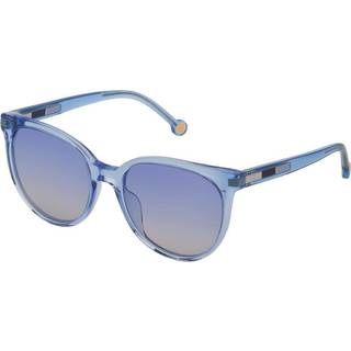 Carolina Herrera SHE830 095A 54 Solbriller Mænd Blue - Transparent Blue - 54mm