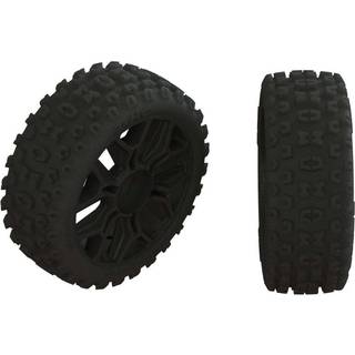 ARRMA ARA550057 2HO Tire Set Glued Black (2)