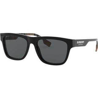 Burberry Mand BE4293 377381 Solbriller Acetat Sort Grå Firkantet Polariseret