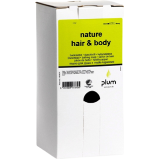 Plum Fresh Hair&Body Shower gel 1400 ml, pose-i-æske