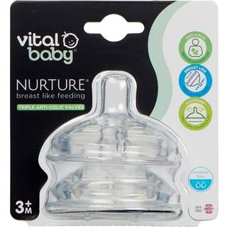 Vital Baby Nurture Medium Flow Flaskesutter - 2 stk