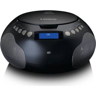 Lenco SCD-341BK - Boombox with DAB+/ FM radio and Bluetooth® - DAB/DAB+/FM - Stereo - Sort