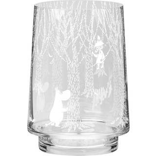 Muurla In the Woods fyrfadsstage/vase 20 cm Klar/Hvid
