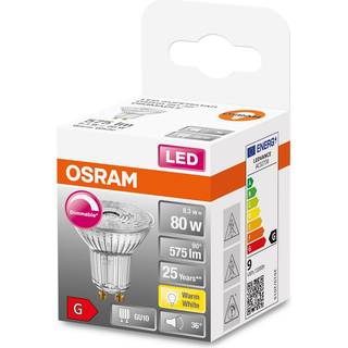Osram LED Spotpære GU10, 8 W=80W, dæmpbar
