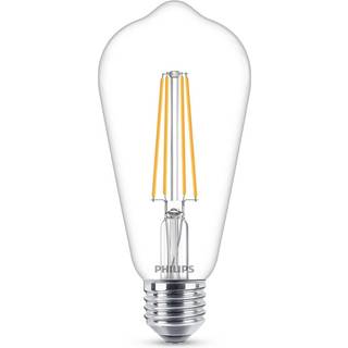 FORÅRSUDSALG - E27 - Philips LED Edison Pære 4.3W - 470lm