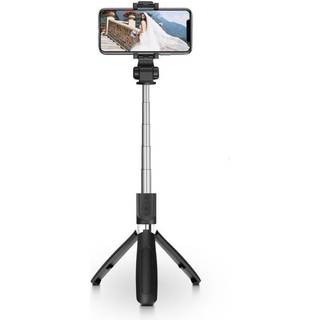 Tech-Protect L01S Bluetooth Selfiestang med Tripod Stativ - Sort