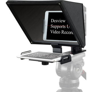 T12 hopfällbar teleprompter smartphone, surfplatta DSLR
