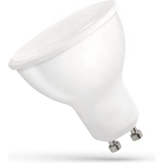 Spectrum 6W LED pære - GU10, 230V, matteret hvid plast - Dæmpbar : Ikke dæmpbar, Kulør : Neutral