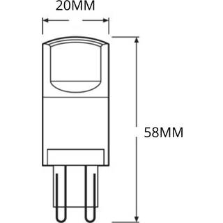Parathom PIN klar 470lm 4,2W/827 (40W) G9