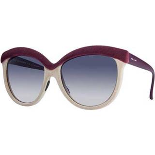 Italia Independent II 0092V2 057.002 58 Solbriller Kvinder Burgunder - Burgundy - 58mm