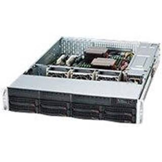 Supermicro SC825 TQC-R802LPB - Kabinet - Server (Rack) - Sort