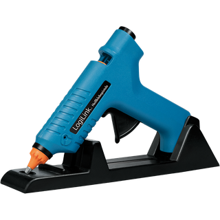 LogiLink Hot glue gun wireless 80 W with station blue