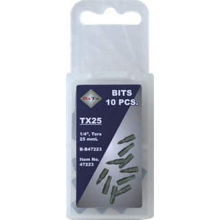 BaTo bits 1/4" TX 40 - 10 stk
