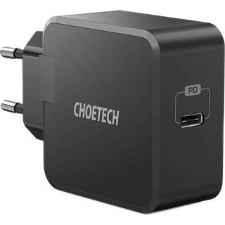 Choetech USB-C PD Vægoplader, 30W, Sort