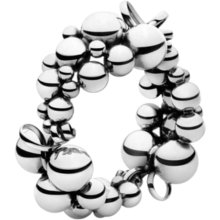 MOONLIGHT GRAPES armbånd (str. M/L), Georg Jensen, Oxideret sterlingsølv