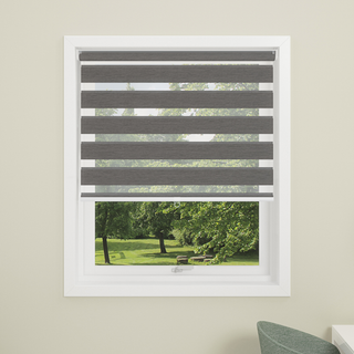 DEBEL Touch Duo rullegardin 160 x 210 cm - antracit (På lager i varehus)