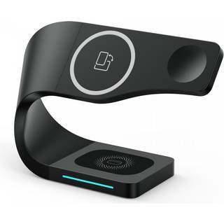 3i1 Magsafe trådløs oplader iPhone / Apple Watch / AirPods Svar