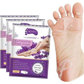 Aliver Foot Peel Mask 3 Pack Exfoliator Peel Off Calluses Dead Skin Callus Remover Baby Soft Glat Touch Feen Women