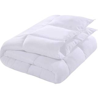 Utopia Bedding Domforters King St?rrelse hele s?sonen dyneindsats ned alternativ kasse syet seng dyne med hj?rne faner maskine vaskbar (gr?)