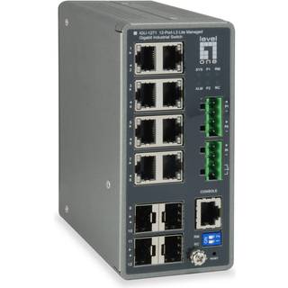LevelOne IGU-1271 - switch - 12 ports - Managed