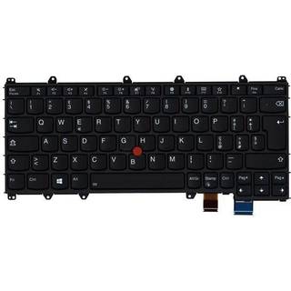 Lenovo Chicony - Bærbar tastatur - til udskiftning - Italiensk - Sort