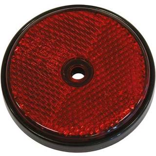Refleks rund rød diameter 68mm 2stk